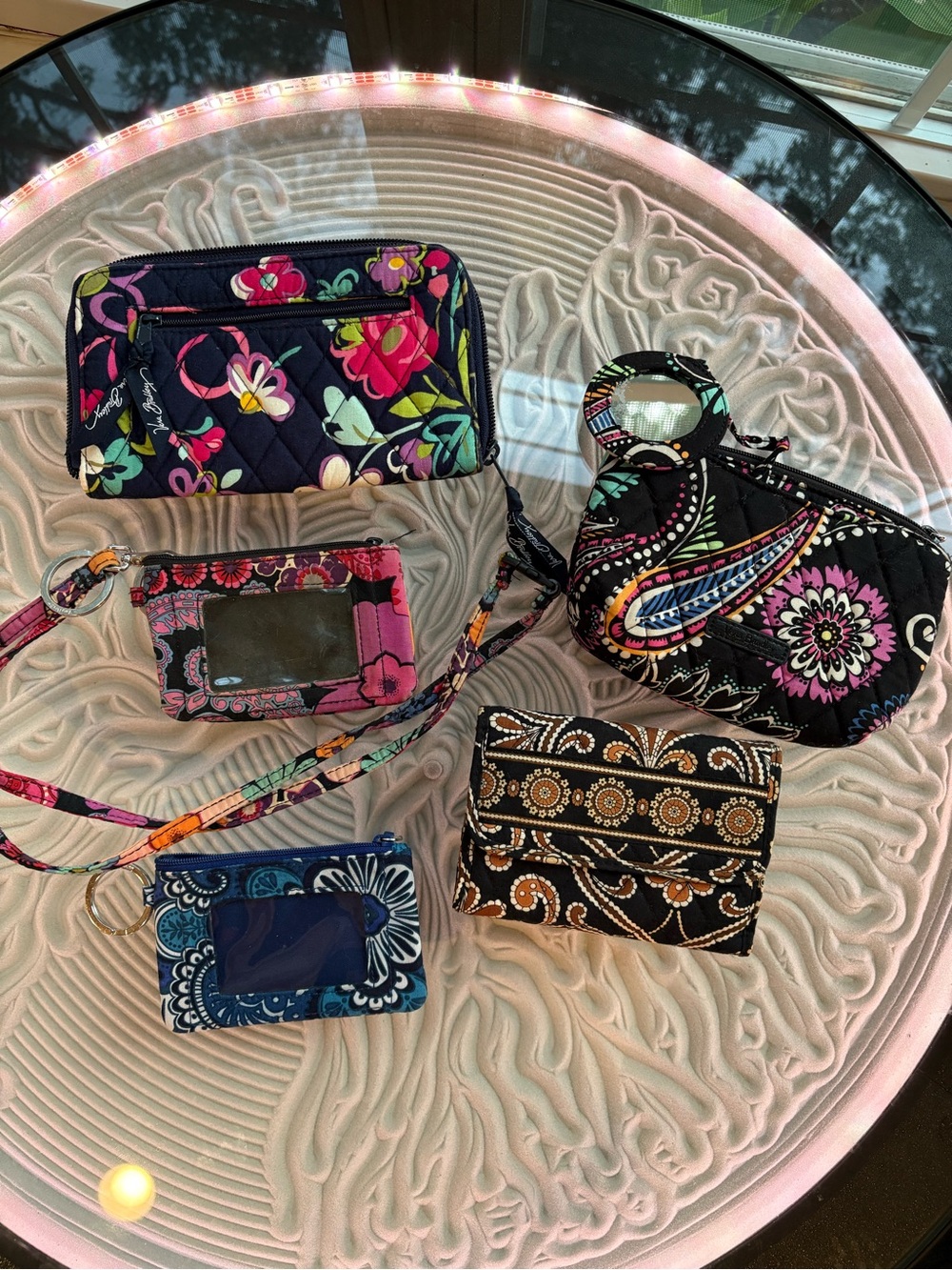 Vera Bradley Bundle of wristlets and wallets